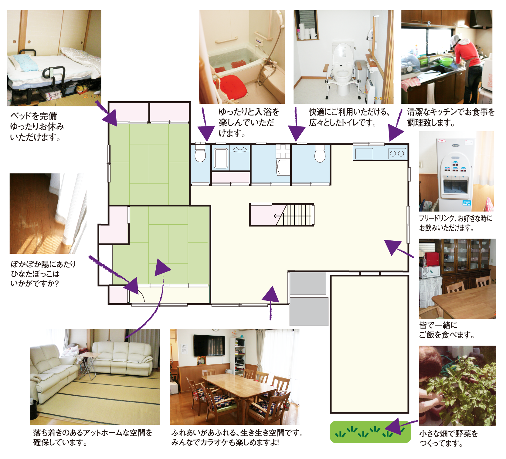 デイサービスセンター笑顔の施設